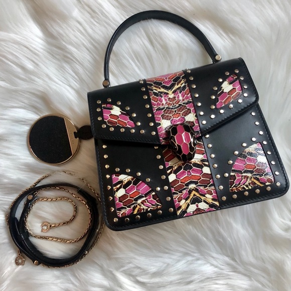 *SOLD* BULGARI NWT LE Serpenti Studded Bag - Picture 3 of 8